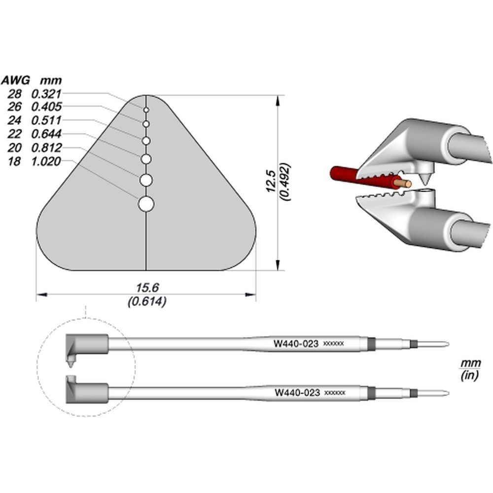 Сменные ножи JBC W440-023