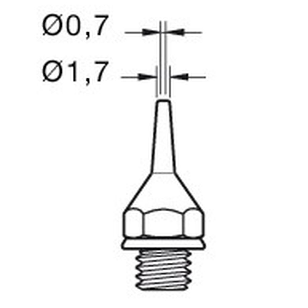 Насадка JBC 07 HT (0320705) для DST