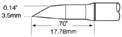 METCAL SFP-DRH35. Картридж-наконечник для MFR-H1, миниволна удлиненная, 3.5х17.78мм