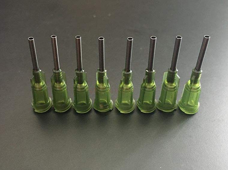 VMATIC VCL14050-1000. Наконечник дозатора TE 14G X 1/2" OLIVE DIAM 1.55 x 2.10MM (QTY=1000)