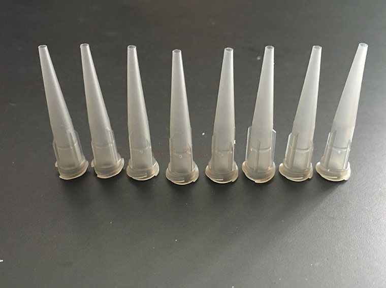 VMATIC VCX16. Иглы пластиковые конические TT 16G ID 1.20+/-0.03 Grey (50 шт)