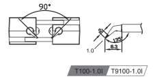 Atten T9100-0.5i. Картриджи-наконечники для ST-1509-N100, конус изогнутый 0.5 х 8.3мм (пара)