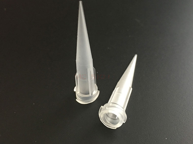 VMATIC VCX27-1000. Иглы пластиковые конические TT 27G ID 0.21+/-0.03 White (1000 шт)