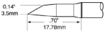 METCAL STP-DRH35. Картридж-наконечник для MFR-H1, миниволна удлиненная, 3.5х17.78мм