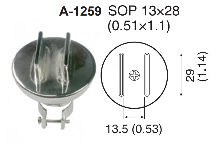 Atten A-1259 ROHS. Насадка-сопло A1259, SOP 13х18мм