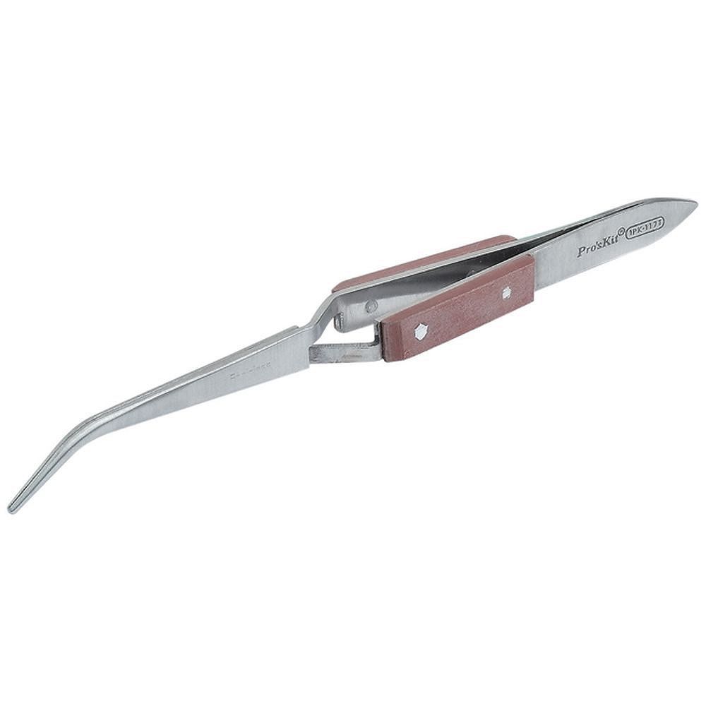 Пинцет обратного действия магнитный Proskit 1PK-117T (160 мм.)