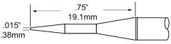 METCAL TFP-CNP1. Картриджи-наконечники для MFR-PTZ, конус, 0.4х19.1мм (комплект)