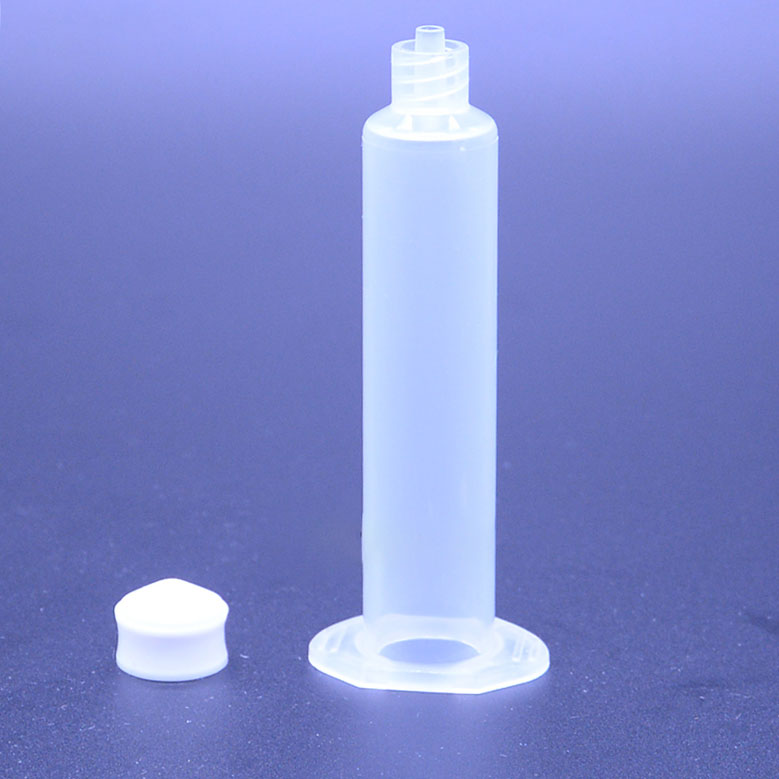 VMATIC VCAS55C. Шприц дозатора бесцветный с белым поршнем VM 55сс (20шт)