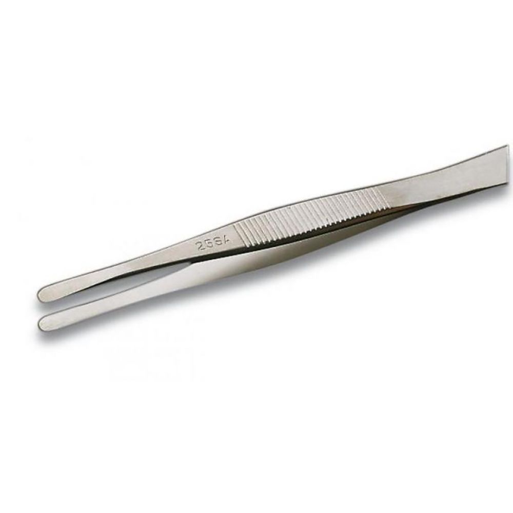 Прецизионный пинцет Erem 25SA с плоскими круглыми концами