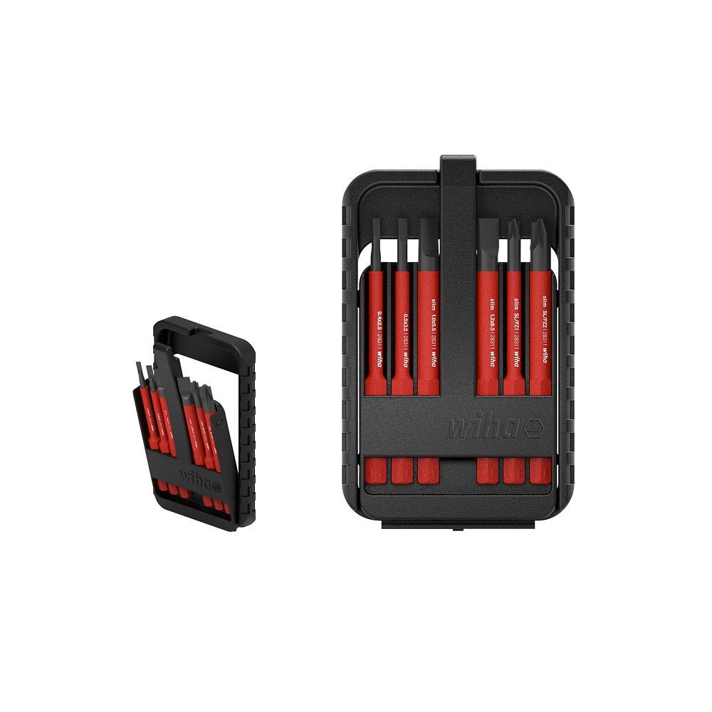 Wiha 43156. Набор бит slimBit electric Шестигранник, 6-предм. в slimBit-коробке 