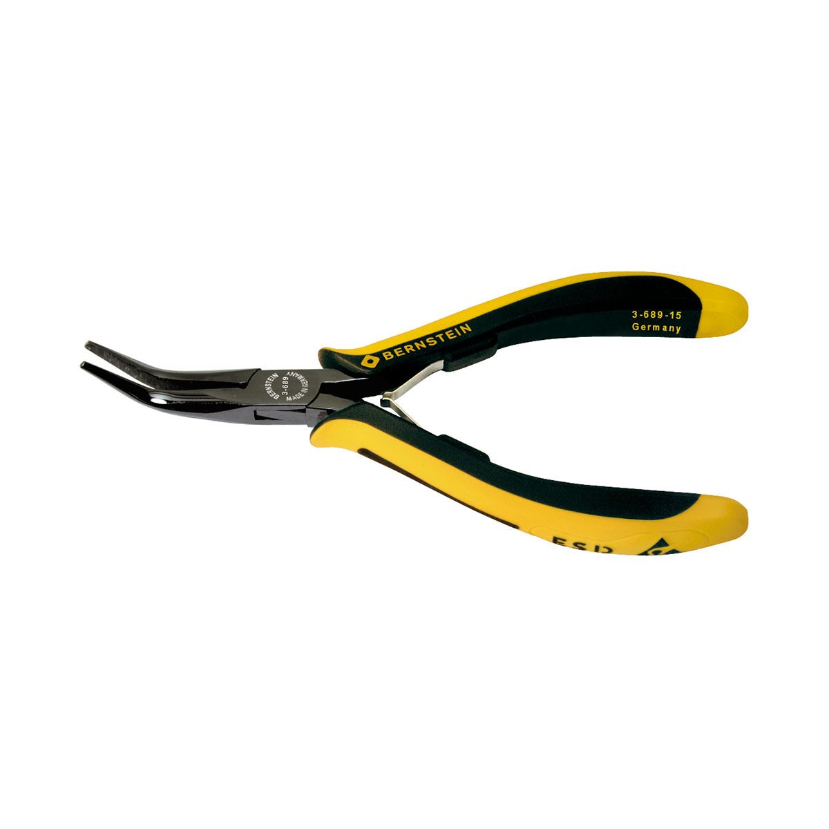 Bernstein 3-689-15. Плоскогубцы ультратонкие ESD EUROline 145 мм изогнутые