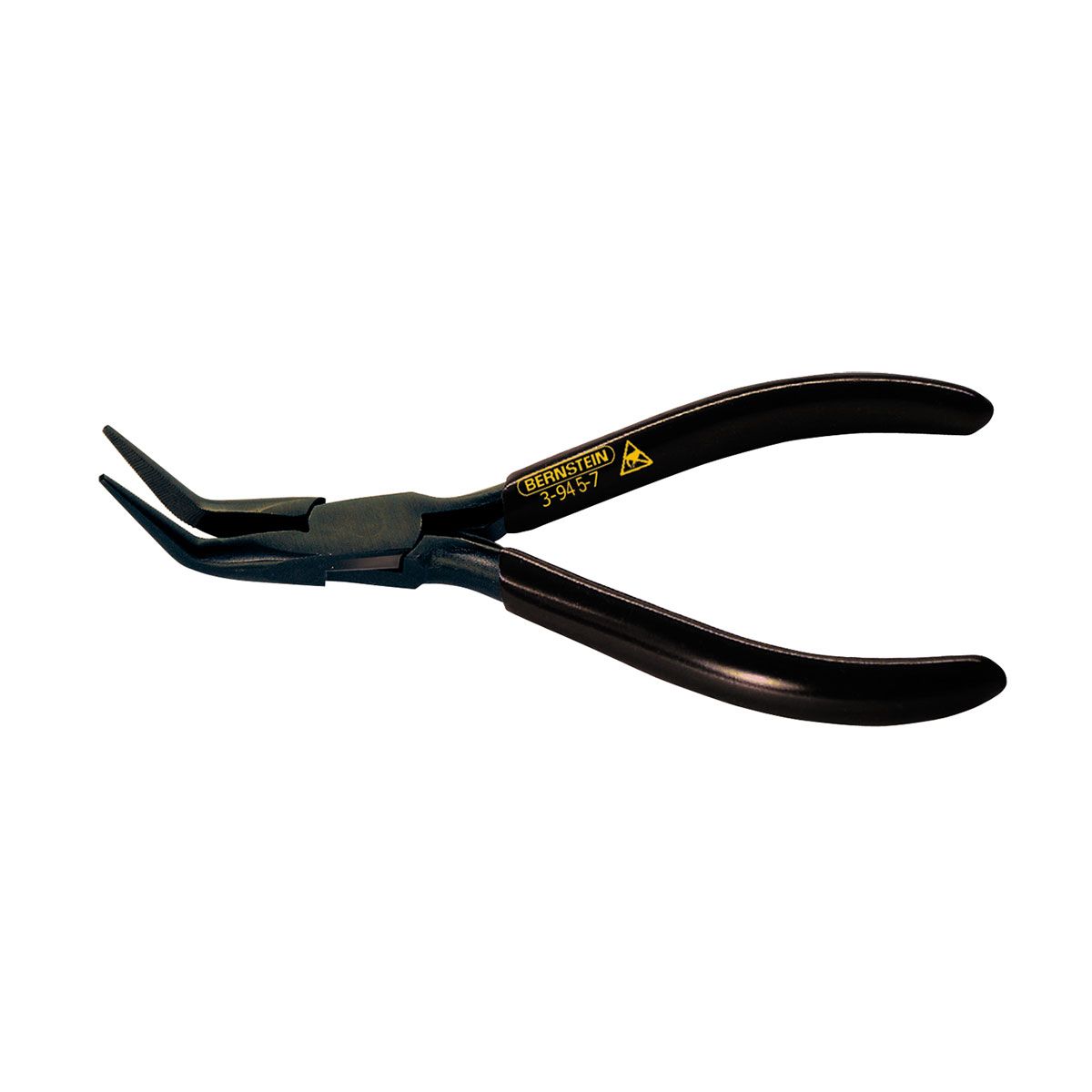 Bernstein 3-945-7. Плоскогубцы ESD BLACKline 125 мм изогнутые