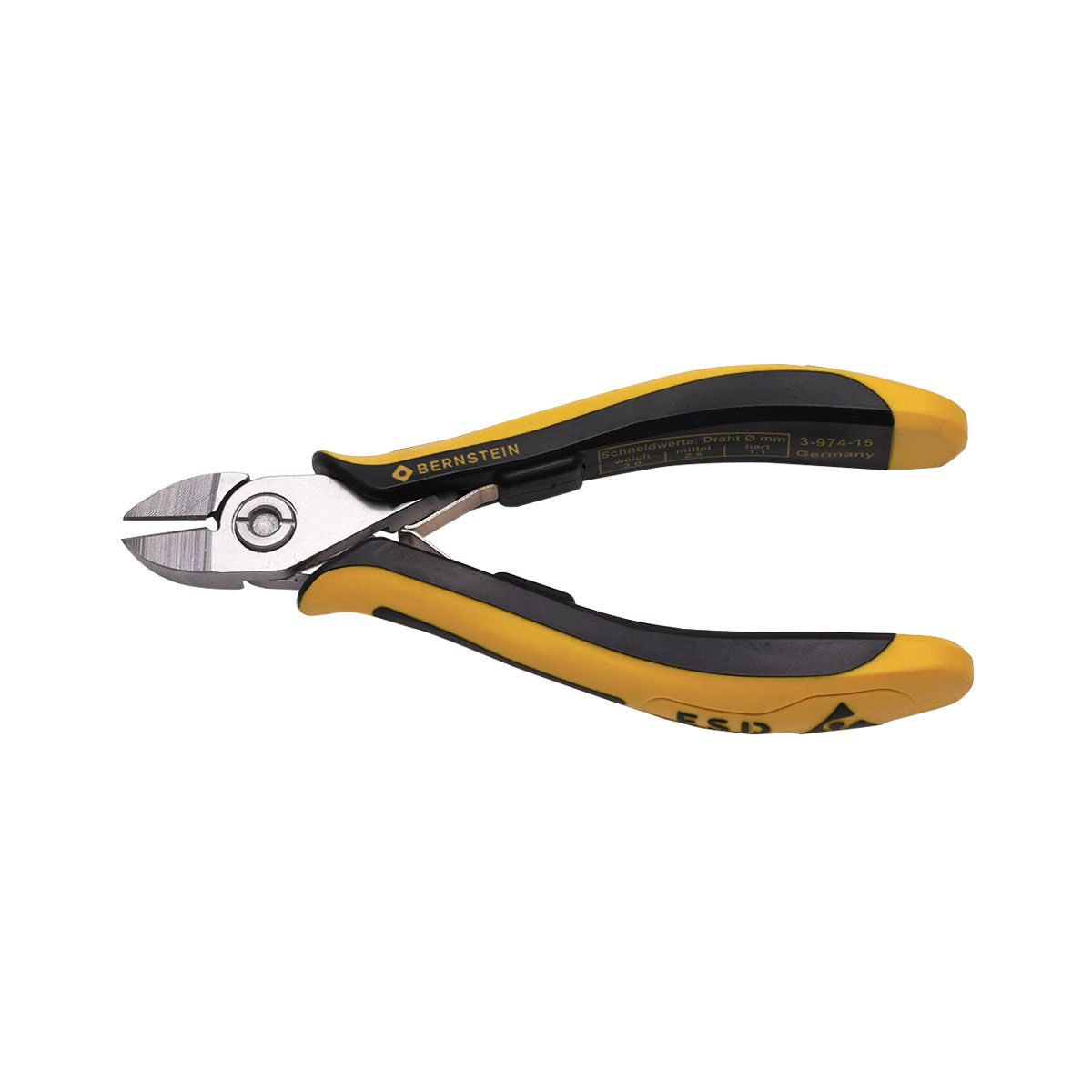 Bernstein 3-974-15. Бокорезы ESD TECHNICline 130 мм закругленные 