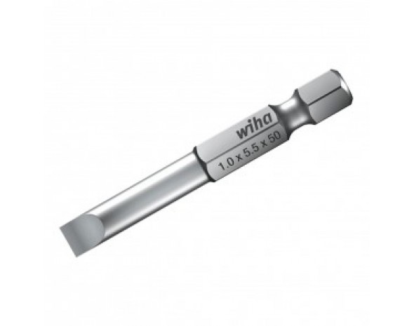 Wiha 33962. Шлицевая бита Professional форма E 6,3 SL3 x 70 мм