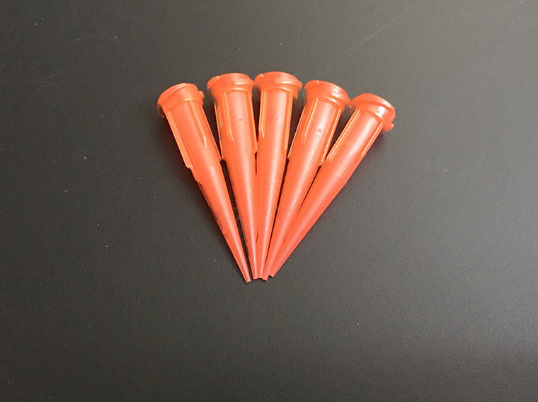 VMATIC VCX25. Иглы пластиковые конические TT 25G ID 0.28+/-0.03 Red (50 шт)