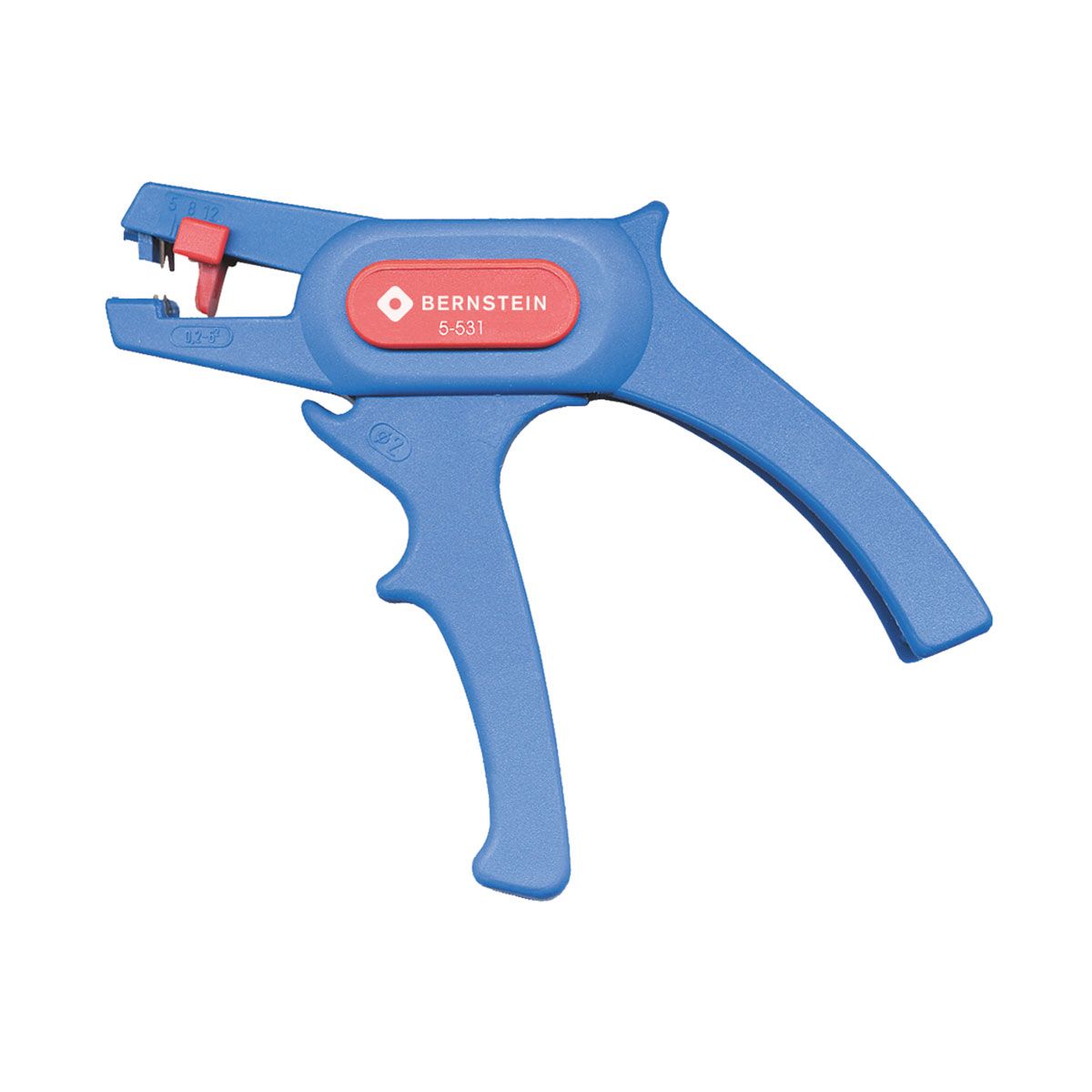 Bernstein 5-531. Инструмент для автоматической зачистки проводов SUPER от 0,2 до 6,0 мм2 с регулируемой длиной снятия изоляции