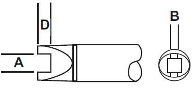 METCAL RFP-SL1. Картридж-наконечник для MFR, CHIP 0805