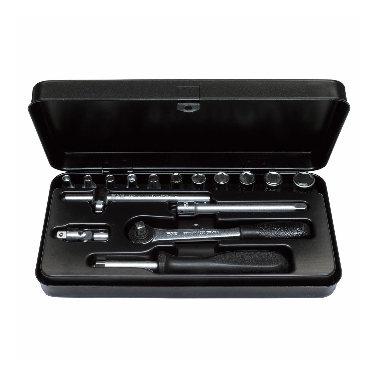 Bernstein 6-320. Набор торцевых ключей и отверток со съемными рукоятками в металлическом боксе (36 предметов)