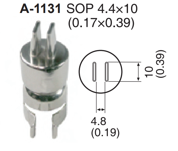 Atten A-1131 ROHS. Насадка-сопло A1131, SOP 4.4х10мм