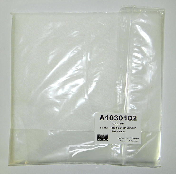 BOFA A1030102. Фильтр V200/250-PF предварительный (упак. 5шт)