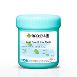 Koki S3X811-M500-4. Паяльная паста для микро-элементов Sn96,5%, Ag3%, Cu0,5% ТИП 6
