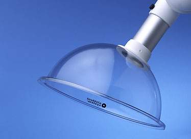 Alsident 1-7528-5. Раструб дымоприемника, колпак прозрачный 75-280мм