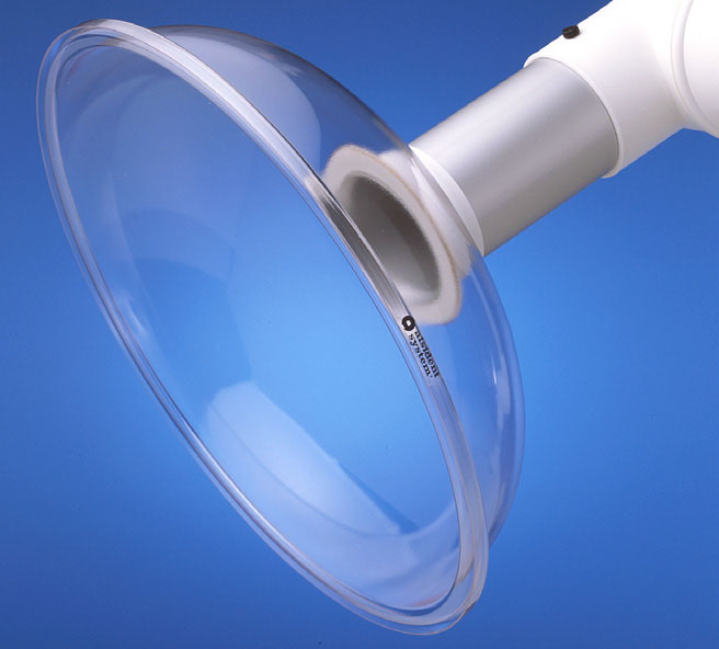 Alsident 1-10050-5. Раструб дымоприемника, колпак прозрачный 100-500мм