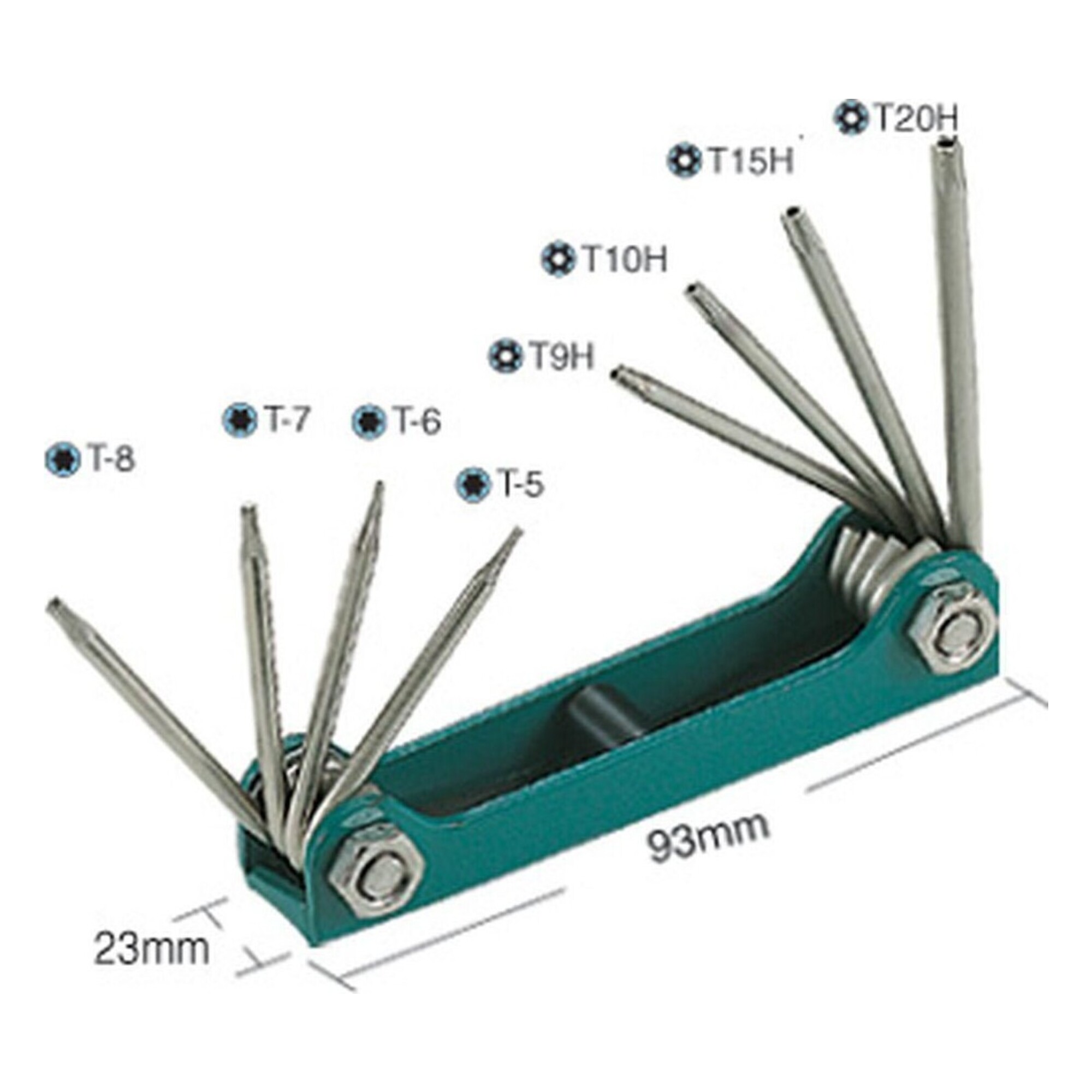 Набор складных ключей Torx 8 предметов ProsKit 8PK-021T