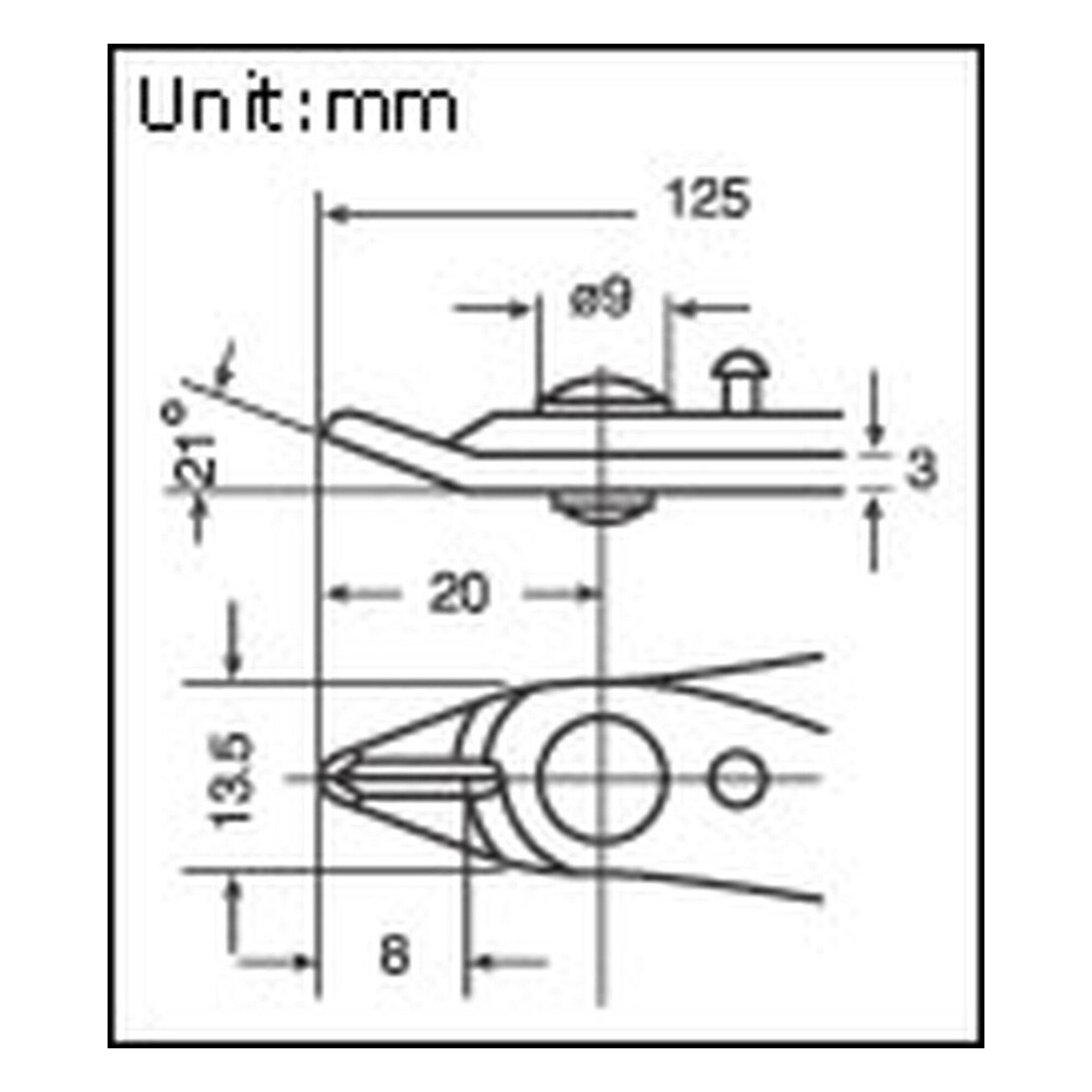 Кусачки прецизионные 125 мм ProsKit 8PK-30D
