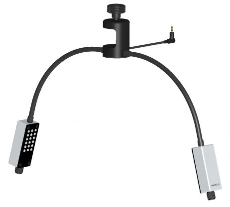 Inspectis HD-126. Подсветка точечная, двойная, на гибком кронштейне, LED, диммер