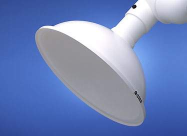 Alsident 1-7535-7-5. Раструб дымоприемника, колпак (75-385мм;белый;химич. стойкий)