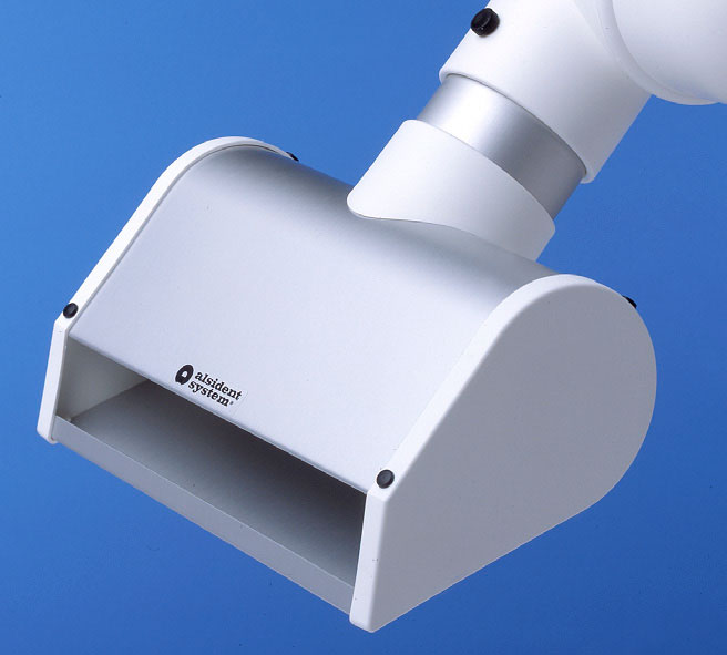 Alsident 1-7525-4. Раструб дымоприемника щелевой 75-250мм, красный фланец