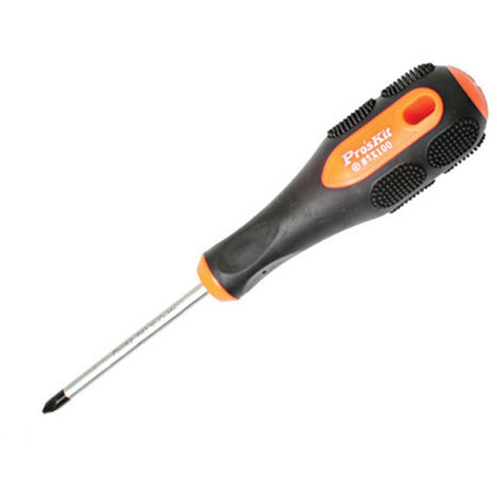 Отвертка крестообразная ProsKit 9SD-202B (PH1x75мм.)