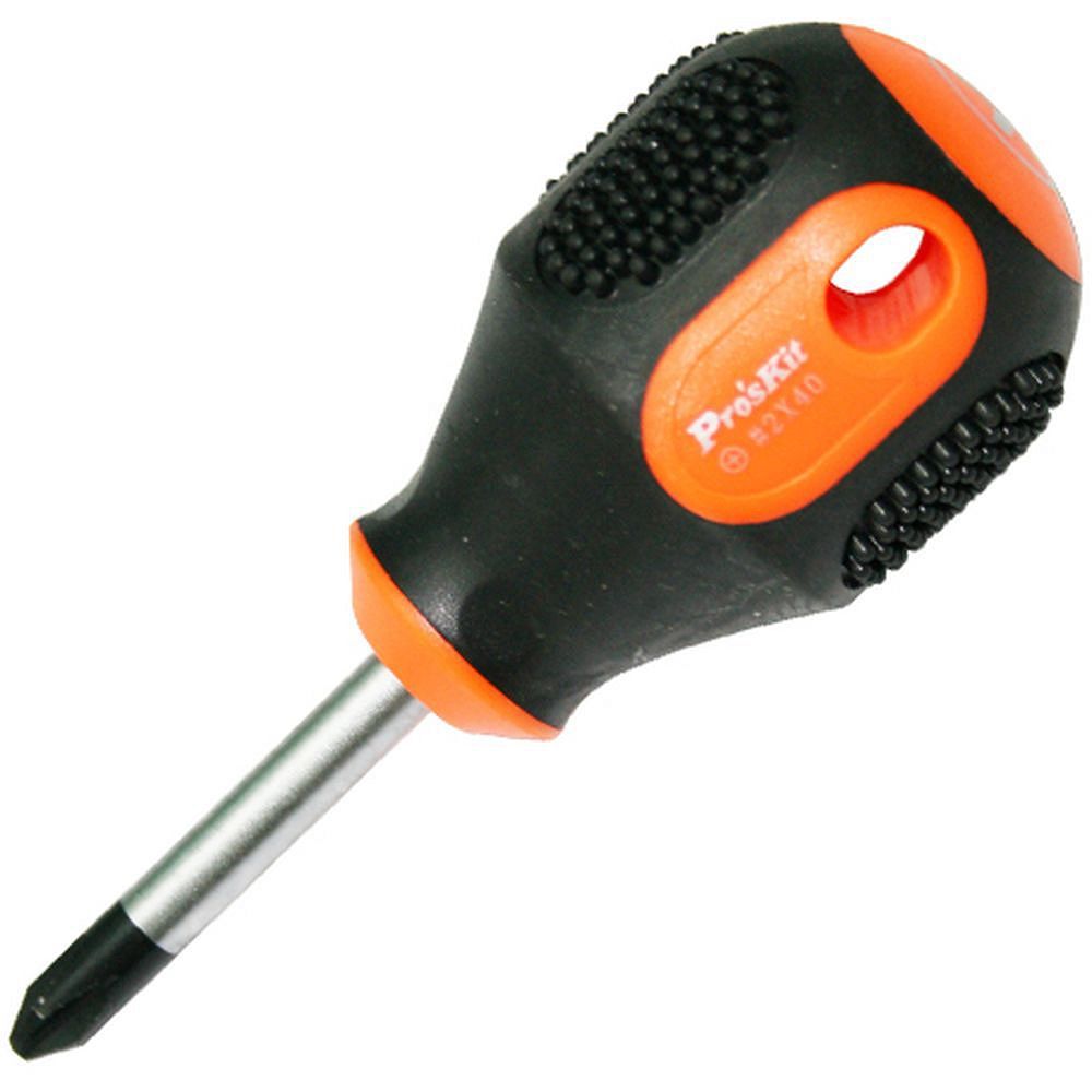 Отвертка крестообразная ProsKit 9SD-220B (PH2x40мм.)