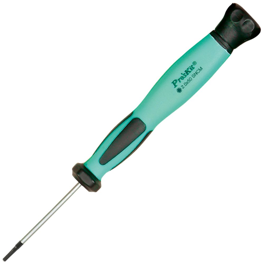 Отвертка шестигранная прецизионная антистатическая ProsKit  SD-083-H2.0 HEX 2.0x50 мм