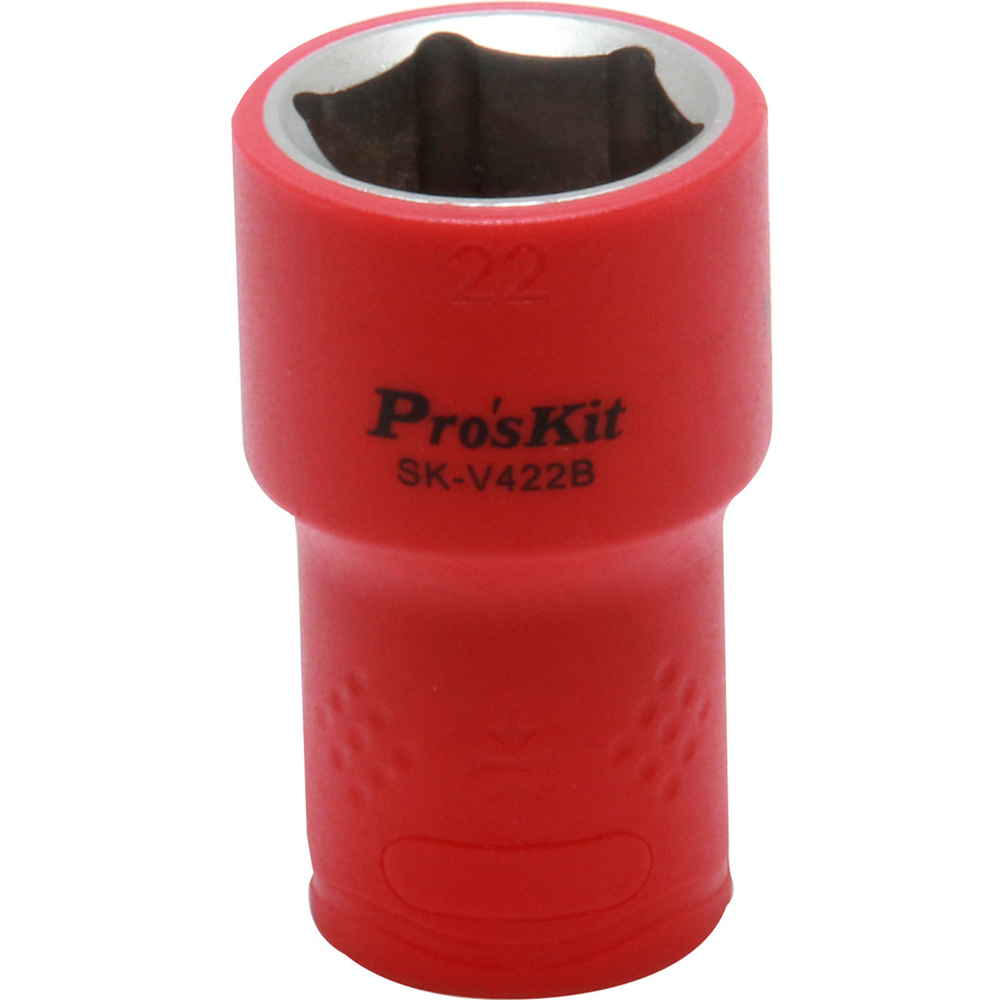 Изолированная 1/2 дюйма торцевая головка  Proskit SK-V422B 22 мм (1000 В - VDE)