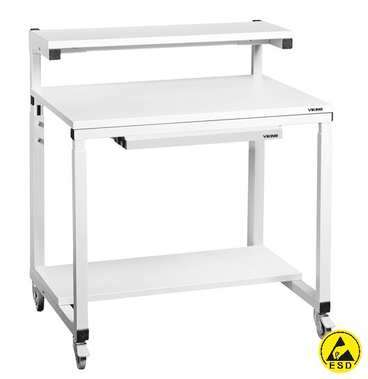 Стол антистатический компьютерный мобильный СК-01 ESD