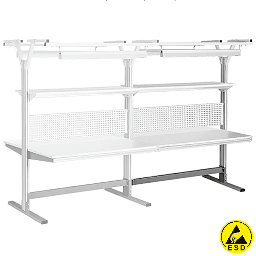 Комплект АЛЬЯНС антистатический дополнительный со светодиодным светильником с быстроразъемом АЛ/Д-С2-12-7 ESD