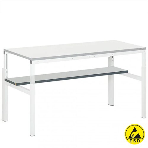 Нижняя полка для оборудования антистатическая ПО-15/2-3 ESD