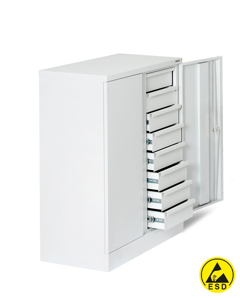 Шкаф для хранения комплектующих антистатический ШКХ-2 ESD