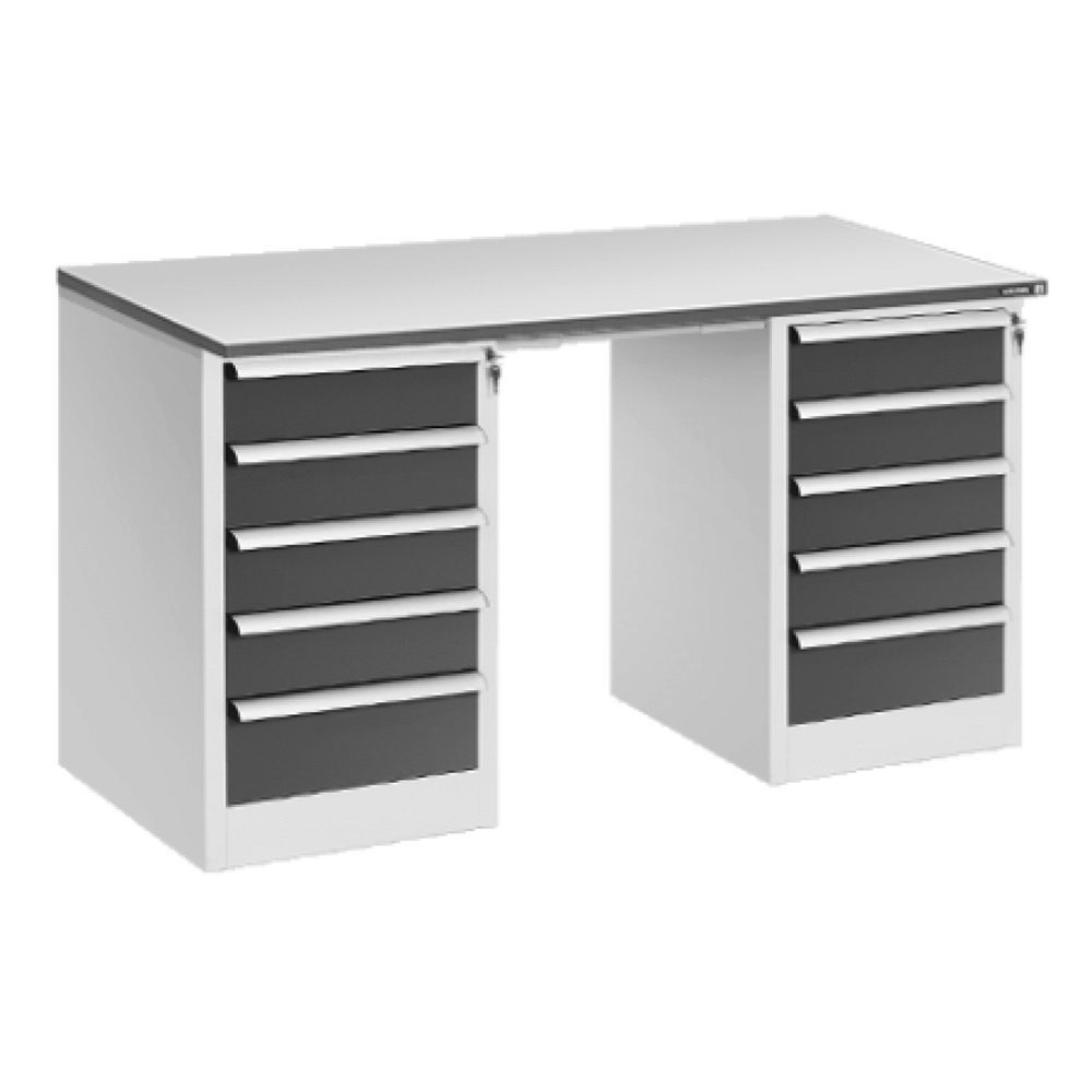 Стол рабочий КОНСТАНТ антистатический СР-15-7+ДР-05+ДР-05 ESD