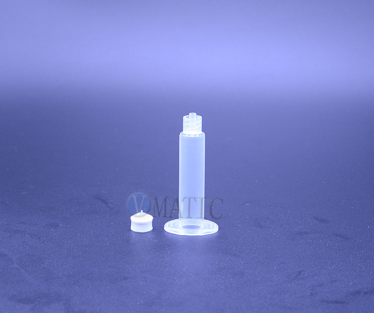 VMATIC VCAS5C. Шприц дозатора бесцветный с белым поршнем VM 5сс (50шт)