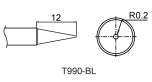 Atten T990-BL. Картридж-наконечник для ST-909, конус 0.4 x 12 мм