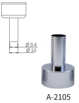 Atten A-2105 ROHS. Насадка-сопло для ST8800/8802, трубка диам. 9.4мм