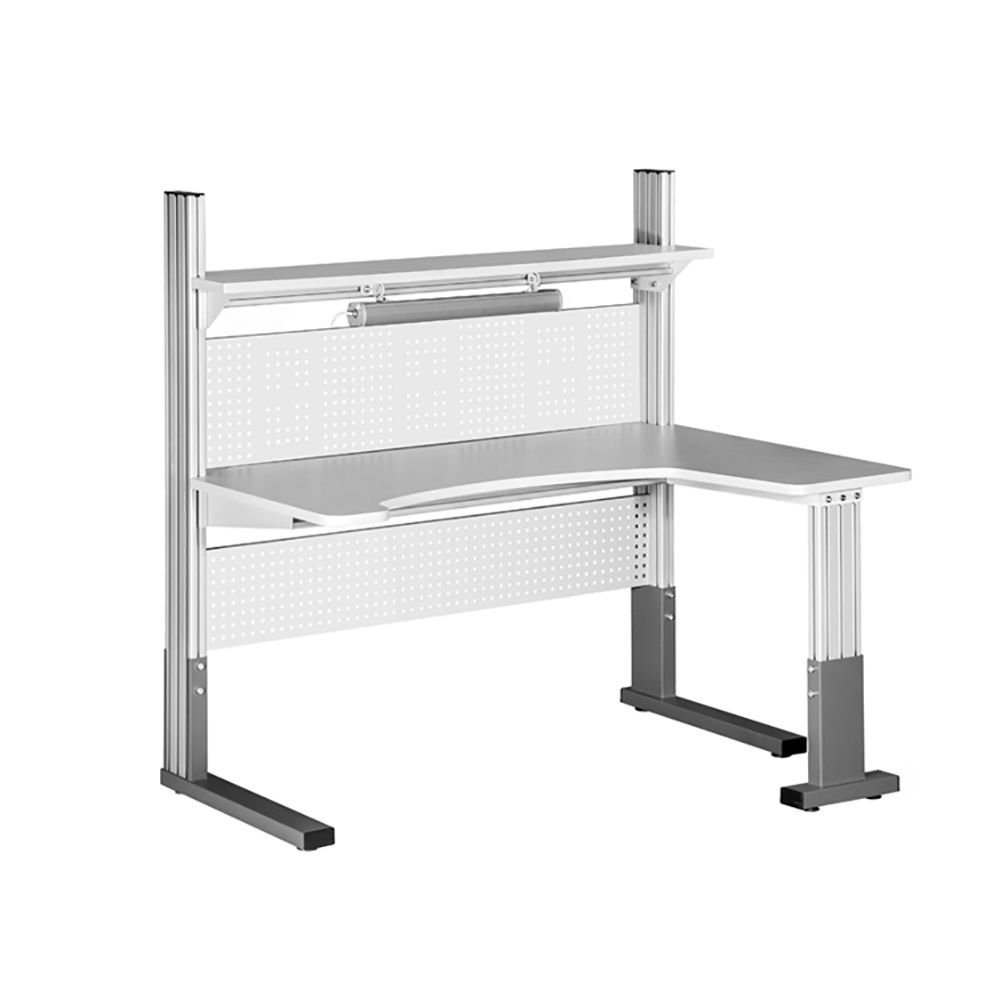 Стол рабочий антистатический Викинг АЛЬФА АЛФ-Н-15 ESD с эргономичной столешницей