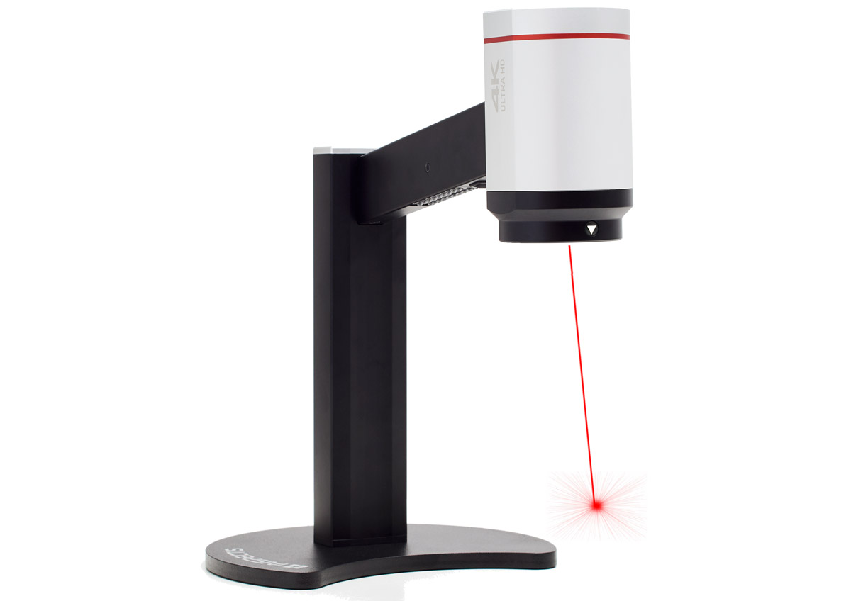 INSPECTIS HD-017-L. Видеомикроскоп INSPECTIS U10-L (2160p 4K UHD,зум 10x,РД 230мм,HDMI,штатив с подсветкой,лазерный указ