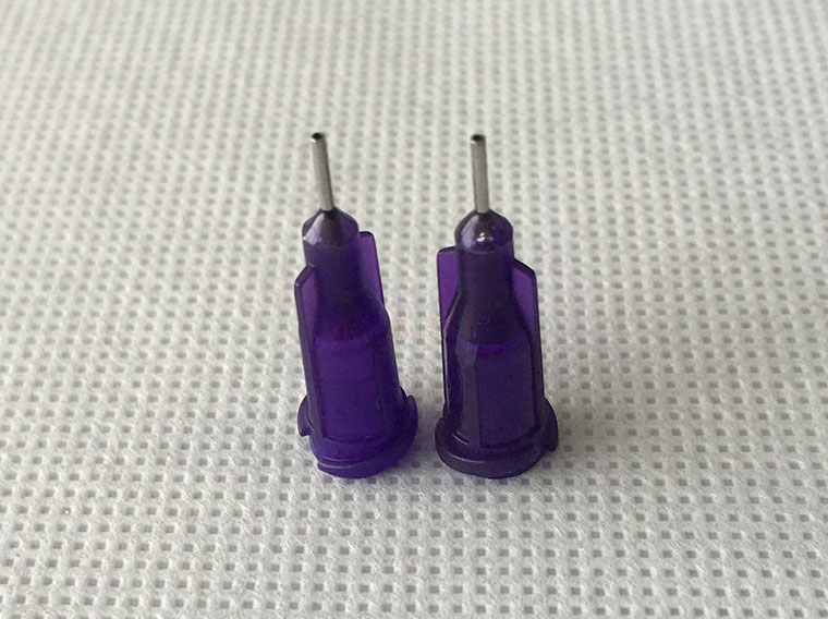 VMATIC VCL21025. Наконечник дозатора TE 21G X 1/4" PURPLE DIAM 0.51 x 0.82MM (QTY=50)