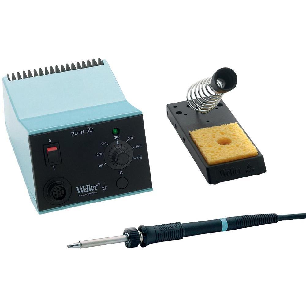 Weller T0053250699N. Паяльная станция Weller WS 81 Set, 80Вт, один канал, аналоговая (PU81, WSP 80)