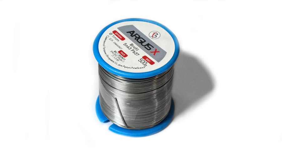 BROQUETAS B22B21-11050-3A020. Припой проволочный BROFIL 63 Sn/Pb 37 с флюсом B2.1 0,5мм 500г