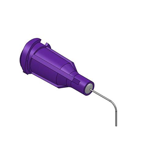 Techcon TE730050B90PK. Наконечник дозатора 30 G X 1/2" LAVENDER BENT 90 DEG(QTY=50)